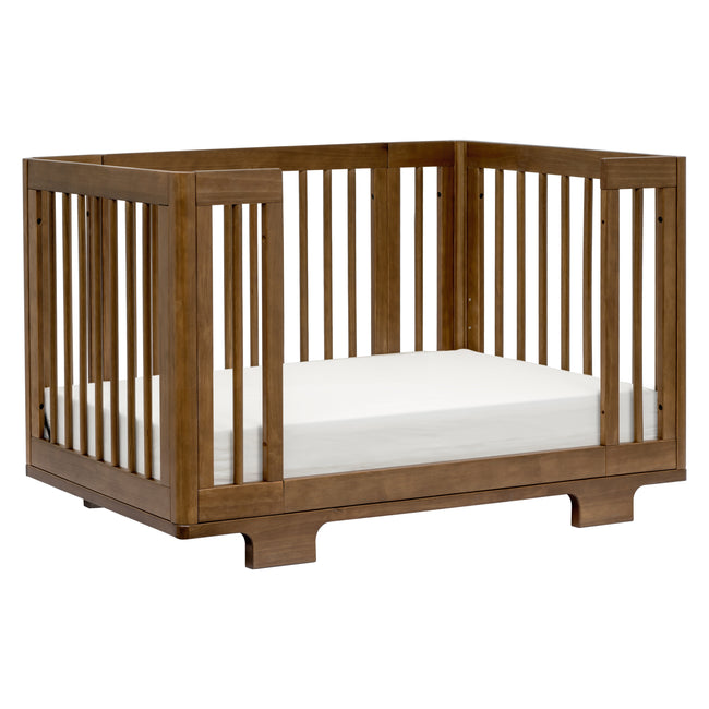 M23401NL,Babyletto,Yuzu 8-in-1 Convertible Crib w/ Bassinet & Toddler Bed Kits in Natural Walnut