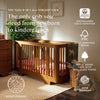 M23401NL,Babyletto,Yuzu 8-in-1 Convertible Crib w/ Bassinet & Toddler Bed Kits in Natural Walnut