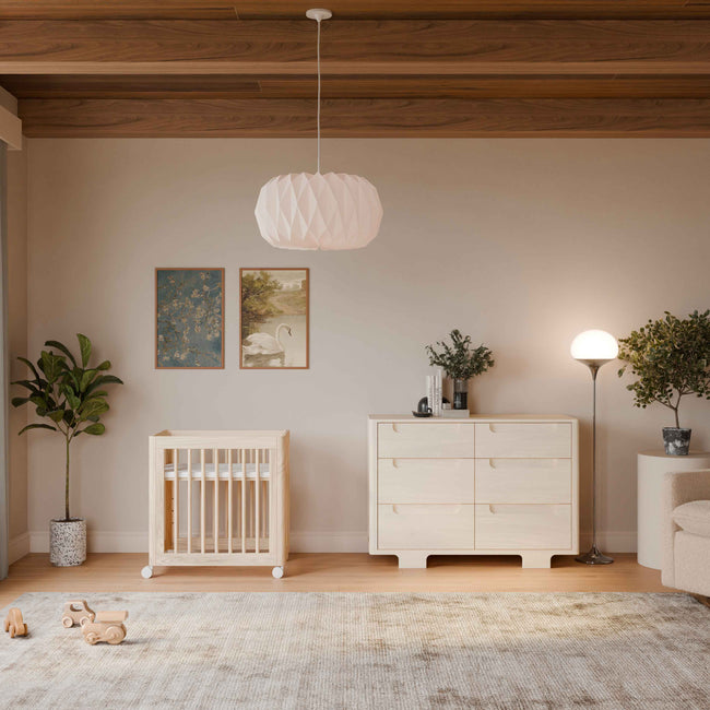 M23401NX,Babyletto,Yuzu 8-in-1 Convertible Crib w/ Bassinet & Toddler Bed Kitsin Washed Natural