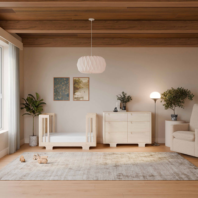 M23401NX,Babyletto,Yuzu 8-in-1 Convertible Crib w/ Bassinet & Toddler Bed Kitsin Washed Natural