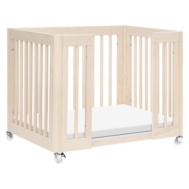 M23401NX,Babyletto,Yuzu 8-in-1 Convertible Crib w/ Bassinet & Toddler Bed Kits in Washed Natural