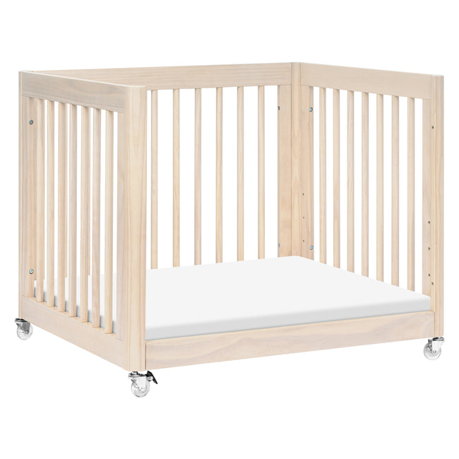 M23401NX,Babyletto,Yuzu 8-in-1 Convertible Crib w/ Bassinet & Toddler Bed Kits in Washed Natural