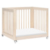 M23401NX,Babyletto,Yuzu 8-in-1 Convertible Crib w/ Bassinet & Toddler Bed Kits in Washed Natural