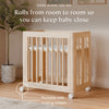 M23401NX,Babyletto,Yuzu 8-in-1 Convertible Crib w/ Bassinet & Toddler Bed Kitsin Washed Natural