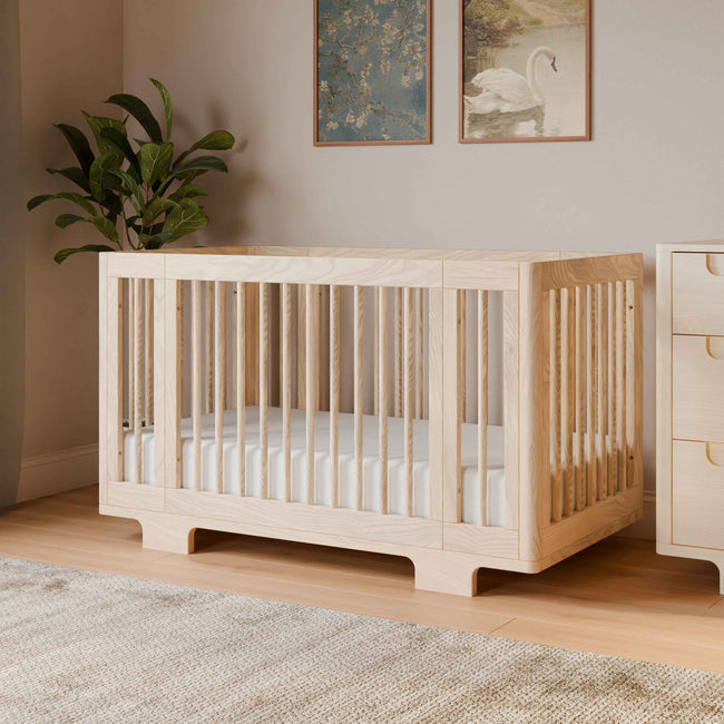 M23401NX,Babyletto,Yuzu 8-in-1 Convertible Crib w/ Bassinet & Toddler Bed Kitsin Washed Natural
