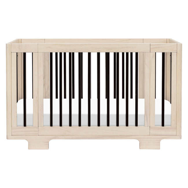 M23401NXB,Babyletto,Yuzu 8-in-1 Convertible Crib w/All-Stages Conversion in Washed Natural/Black