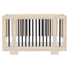 M23401NXB,Babyletto,Yuzu 8-in-1 Convertible Crib w/All-Stages Conversion in Washed Natural/Black