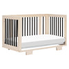 M23401NXB,Babyletto,Yuzu 8-in-1 Convertible Crib w/All-Stages Conversion in Washed Natural/Black