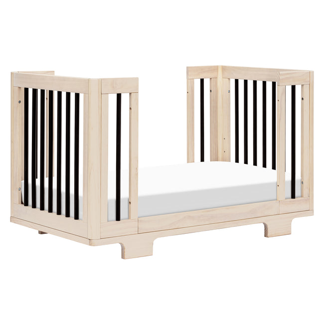 M23401NXB,Babyletto,Yuzu 8-in-1 Convertible Crib w/All-Stages Conversion in Washed Natural/Black