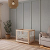M23401NXW,Babyletto,Yuzu 8-in-1 Convertible Crib w/ Bassinet & Toddler Kits in Washed Natural/White