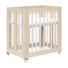 M23401NXW,Babyletto,Yuzu 8-in-1 Convertible Crib w/ Bassinet & Toddler Kits in Washed Natural/White