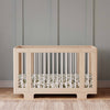 M23401NXW,Babyletto,Yuzu 8-in-1 Convertible Crib w/ Bassinet & Toddler Kits in Washed Natural/White