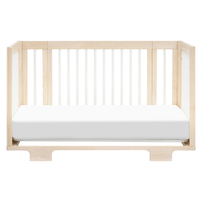 M23401NXW,Babyletto,Yuzu 8-in-1 Convertible Crib w/ Bassinet & Toddler Kits in Washed Natural/White