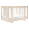 M23401NXW,Babyletto,Yuzu 8-in-1 Convertible Crib w/ Bassinet & Toddler Kits in Washed Natural/White