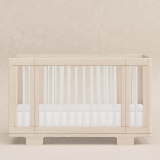 M23401NXW,Babyletto,Yuzu 8-in-1 Convertible Crib w/ Bassinet & Toddler Kits in Washed Natural/White