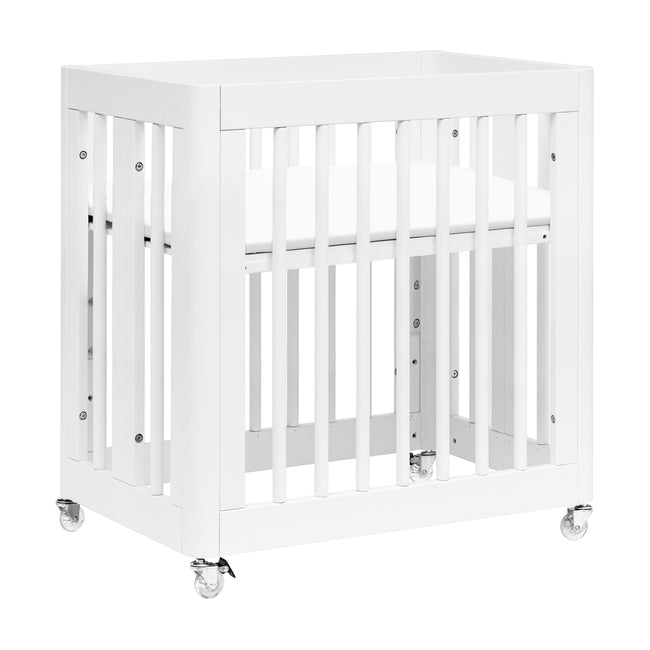 M23401W,Babyletto,Yuzu 8-in-1 Convertible Crib w/ Bassinet & Toddler Bed Kits in White