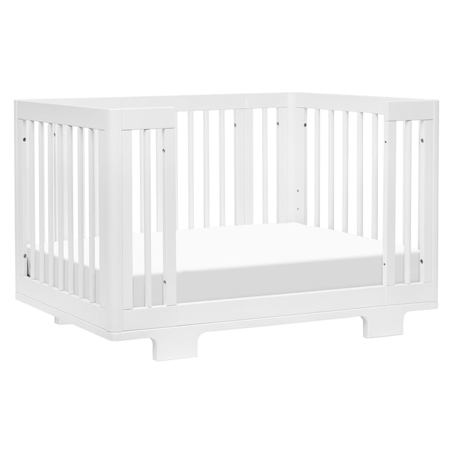 M23401W,Babyletto,Yuzu 8-in-1 Convertible Crib w/ Bassinet & Toddler Bed Kits in White