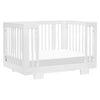 M23401W,Babyletto,Yuzu 8-in-1 Convertible Crib w/ Bassinet & Toddler Bed Kits in White