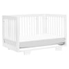 M23401W,Babyletto,Yuzu 8-in-1 Convertible Crib w/ Bassinet & Toddler Bed Kits in White