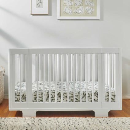 M23401W,Babyletto,Yuzu 8-in-1 Convertible Crib w/ Bassinet & Toddler Bed Kits in White