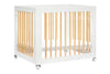 M23401WN,Babyletto,Yuzu 8-in-1 Convertible Crib w/All-Stages Conversion Kits in White/Natural