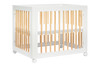 M23401WN,Babyletto,Yuzu 8-in-1 Convertible Crib w/All-Stages Conversion Kits in White/Natural