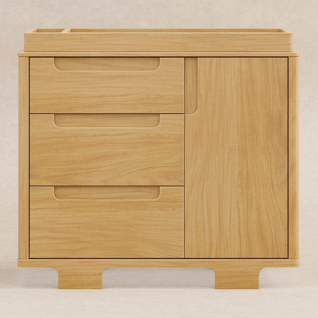 M23423HY,Babyletto,Yuzu 3-Drawer Changer Dresser in Honey