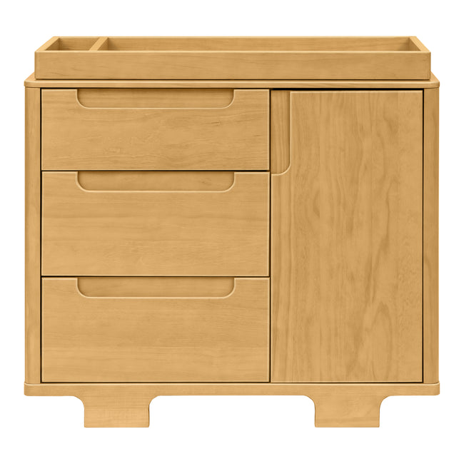 M23423HY,Babyletto,Yuzu 3-Drawer Changer Dresser in Honey