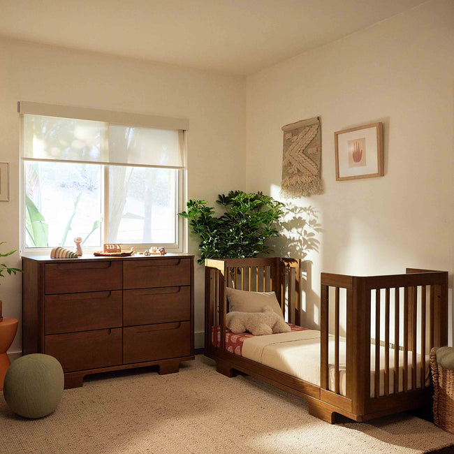 M23426NL,Babyletto,Yuzu 6-Drawer Dresser in Natural Walnut