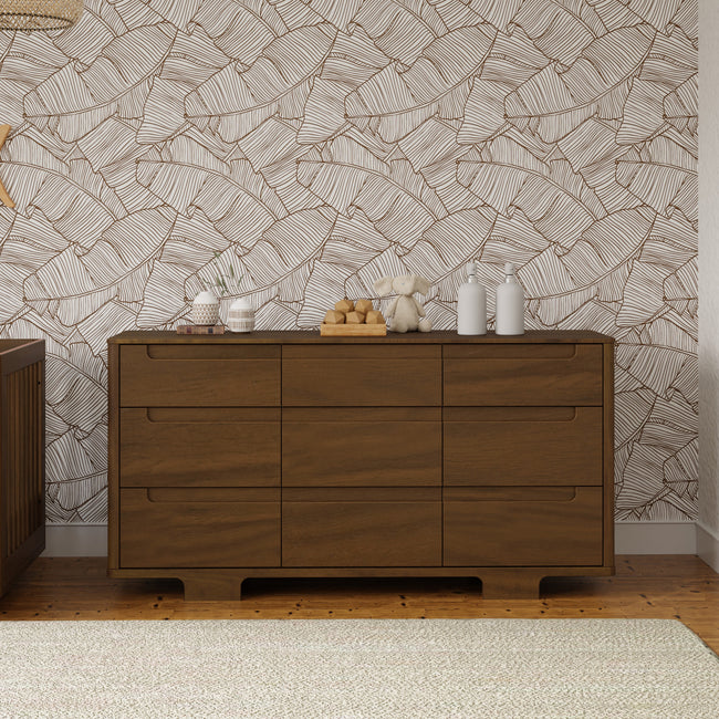 M23428NL,Babyletto,Yuzu 9-Drawer Dresser  Assembled in Natural Walnut