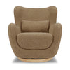 M24187CTSLB,Nursery Works,Solstice Swivel Glider in Cortado Shearling w/ Light Wood Base