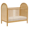 M25601HYNC,Babyletto,Bondi Cane 3-in-1 Convertible Crib w/Toddler Bed Kit in Honey with Natural Cane