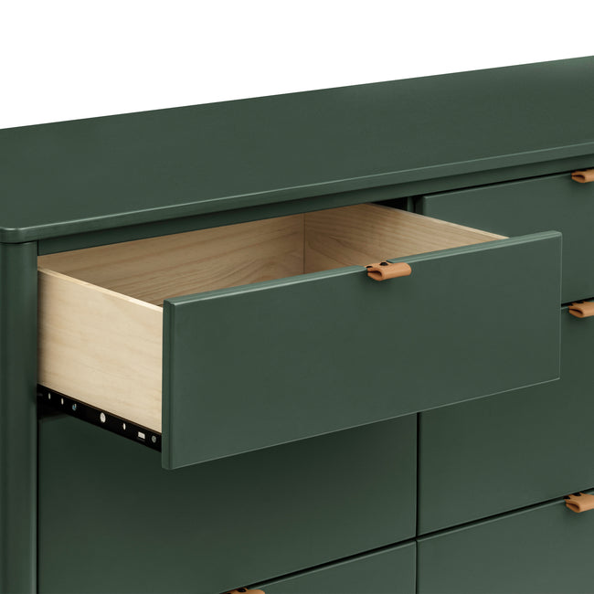 dark green nursery dresser Namesake Liberty 6-Drawer Assembled Dresser in Juniper