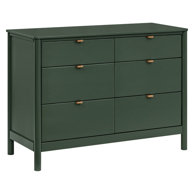 pre assembled baby dresser Babyletto Swell 6 Drawer Natural Walnut With rounded posts and wave Soho 5-Drawer Dresser, White/Natural