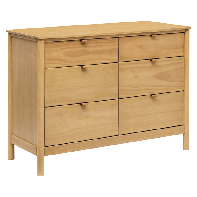 M25616HY,Babyletto,Bondi 6-Drawer Assembled Dresser in Honey