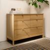 M25616HY,Babyletto,Bondi 6-Drawer Assembled Dresser in Honey