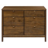 M25616NL,Babyletto,Bondi 6-Drawer Assembled Dresser in Natural Walnut