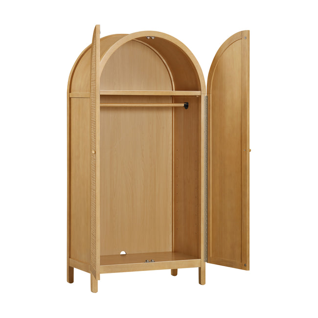 M25929HY,Babyletto Kids,Bondi Cane Armoire  Assembled in Honey