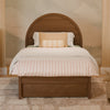 M25973NL,The MDB Family,Twin Storage Trundle Bed in Natural Walnut