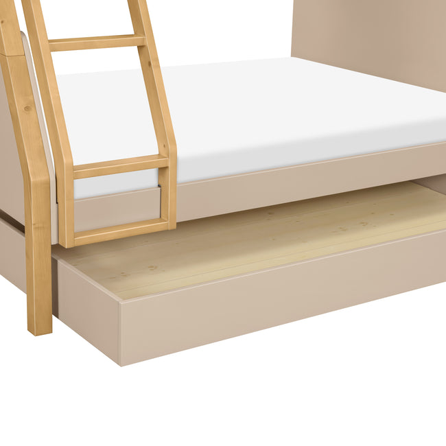 M25973TPE,The MDB Family,Twin Storage Trundle Bed in Taupe
