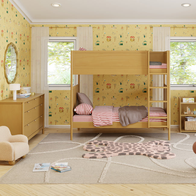 M25994HY,Babyletto Kids,Bondi Convertible Bunk Bed in Honey