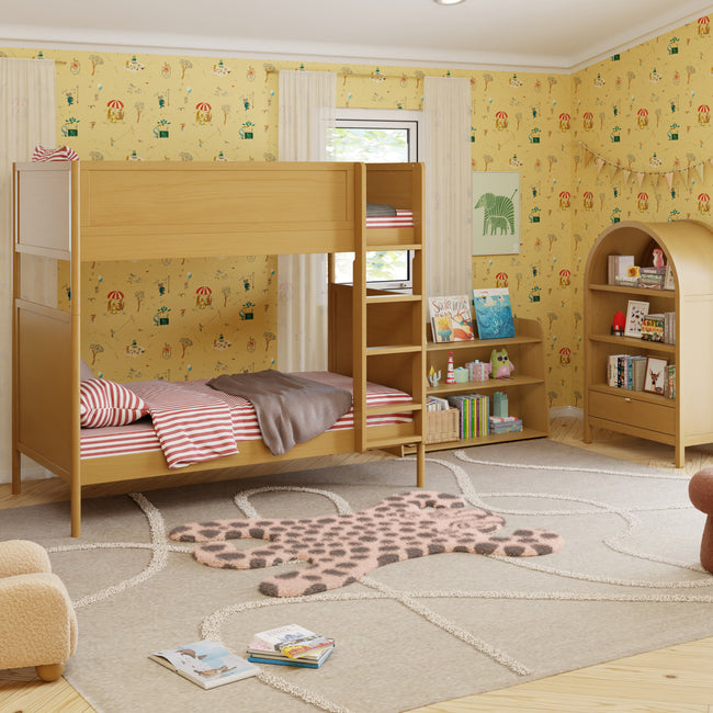 M25994HY,Babyletto Kids,Bondi Convertible Bunk Bed in Honey