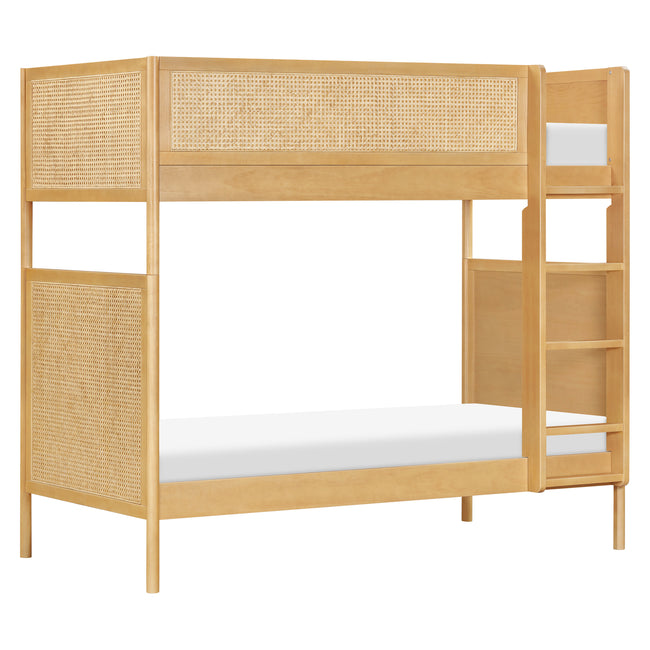 M25994HYNC,Babyletto Kids,Bondi Cane Convertible Bunk Bed in Honey