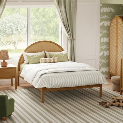 M25996HYNC,Babyletto Kids,Bondi Cane Full Bed in Honey