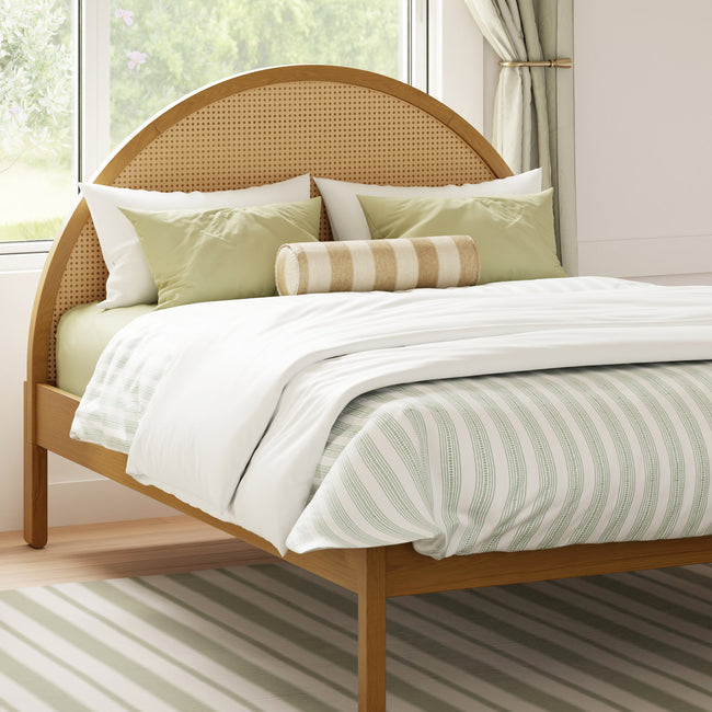 M25996HYNC,Babyletto Kids,Bondi Cane Full Bed in Honey