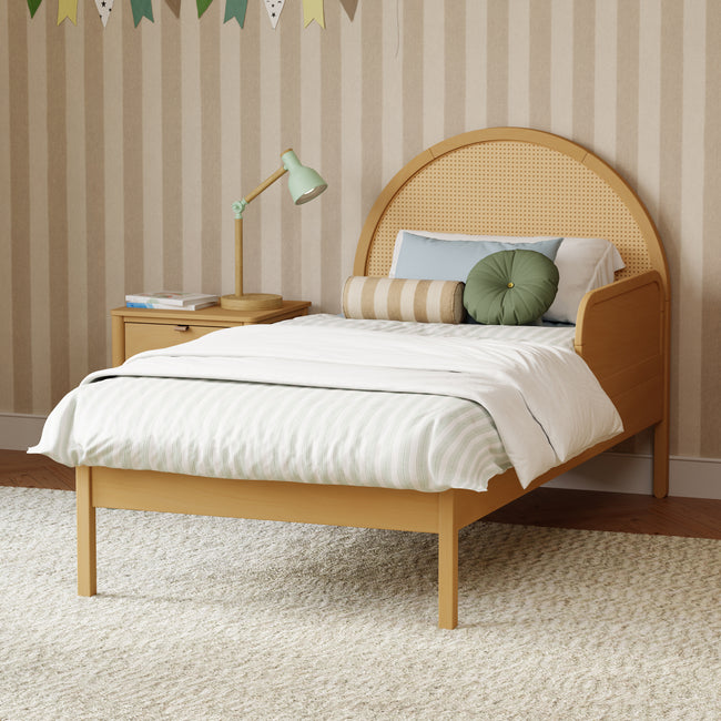 M25999HY,Babyletto Kids,Twin/Full Bed Guardrail in Honey