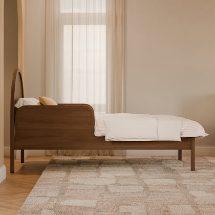 M25999NL,Babyletto Kids,Twin/Full Bed Guardrail in Natural Walnut