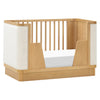 M26201HYWB,Babyletto,Bondi Boucle 4-in-1 Convertible Crib w/ Toddler Bed Kit in Honey with Ivory Boucle