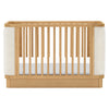 M26201HYWB,Babyletto,Bondi Boucle 4-in-1 Convertible Crib w/ Toddler Bed Kit in Honey with Ivory Boucle