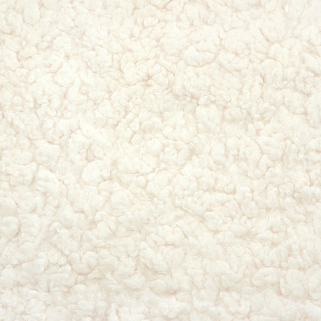 M26385CMSGLB,Babyletto,Kiwi Gliding Ottoman in Cream Shearling with Light Wood Base